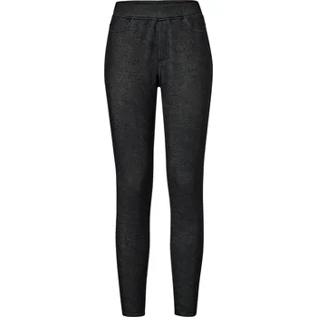 Dámské legíny 690662 - Tchibo - Legíny v džínovém vzhledu s podšívkou - pro ženy - vel. XL 48/50 - barva: černá