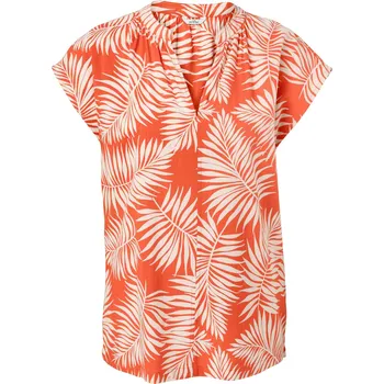 Dámská halenka 704731 - Tchibo - Halenka s krátkým rukávem s potiskem - pro ženy - vel. 42 - barva: bílá/s potiskem