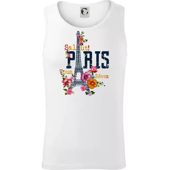Paris salut vous revez - Tílko pánské Core - M ( Bílá )