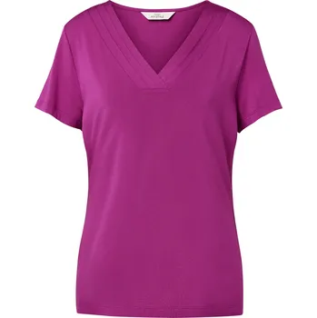 Pánské tričko 703881 - Tchibo - Tričko s detailem skladů - pro ženy - vel. XXL 52/54 - barva: fialová