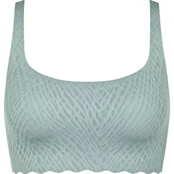 714369 - Top sloggi Zero Feel Bliss Top - pro ženy - vel. S - barva: modrá/žakár