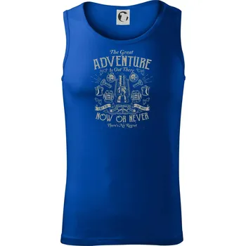 The Great Adventure now or never - Tílko pánské Core - XL ( Královská modrá )