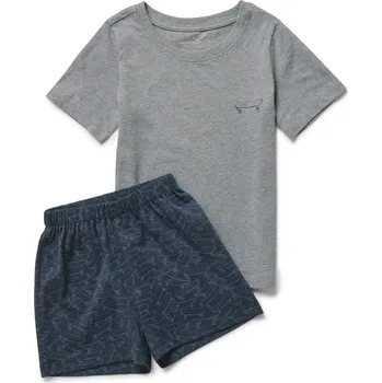 Chlapecké pyžamo 697378 - Tchibo - Dětské krátké pyžamo - pro kluky - vel. 110/116 - barva: modrá