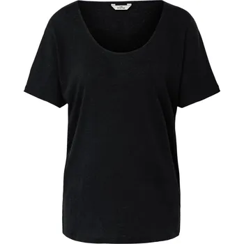 Pánské tričko 704899 - Tchibo - Triko ze směsi lnu - pro ženy - vel. L 44/46 - barva: černá