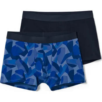 Boxerky 682298 - Tchibo - Boxerky - pro muže - vel. XL/7 - barva: modrá/s potiskem