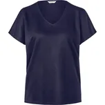 703640 - Tchibo - Strukturované tričko - pro ženy - vel. XL 48/50 - barva: modrá