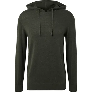 Pánská mikina 697643 - Tchibo - Pletená mikina s kapucí - pro muže - vel. L 52/54 - barva: zelená