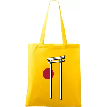 Nákupní taška Japan culture - architektura - Taška bavlněná - 42 x 38 cm ( Žlutá )