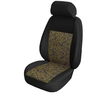 Ochranný autopotah Autopotah pro Renault Scenic (1999-2003), typ 1, Adys žlutý, řidič + spolujezdec