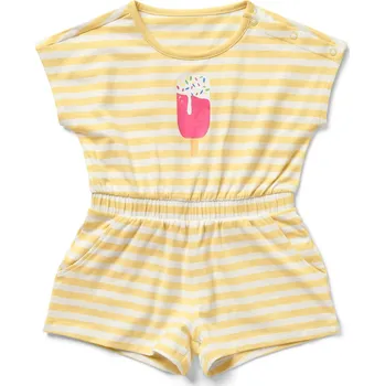 698198 - Tchibo - Dětský overal - pro dívky - vel. 86/92 - barva: bílá/s potiskem