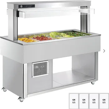 Bufet chlazený GN 4-1/1 TR Green + 4 RAL RM GASTRO