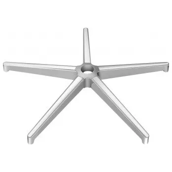 Náhradní podnožka kancelářské židle VEVOR, 28", statická nosnost 2500 liber, vysoce odolná univerzální počítačová židle, podnožka s vyztuženými kovovými nohami, náhradní díly podnožky kancelářské židle, stříbrná