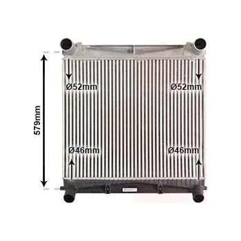 Motor automobilu Chladič turba VAN WEZEL 02014705