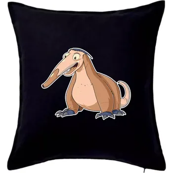 Polštář Mravenečník kreslený hnědý - Polštář 50x50 - 50x50 - Pouze potah ( Černá )