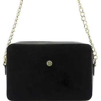 Kabelka Gregorio EKO PREMIUM #1020 Dámská Crossbody Černá Ekologická Kůže Zlaté Okovy