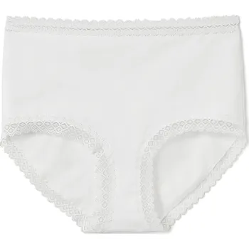 Dámské spodní prádlo 694088 - Tchibo - Kalhotky s vysokým pasem - pro ženy - vel. S 36/38 - barva: bílá