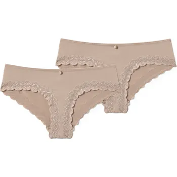 Dámské spodní prádlo 679735 - Tchibo - Brazilské kalhotky - pro ženy - vel. L 44/46 - barva: béžová