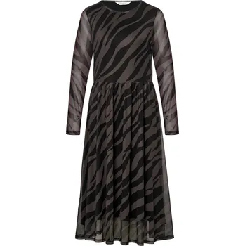 Dámské šaty 688432 - Tchibo - Síťované šaty s potiskem - pro ženy - vel. M 40/42 - barva: černá/s potiskem