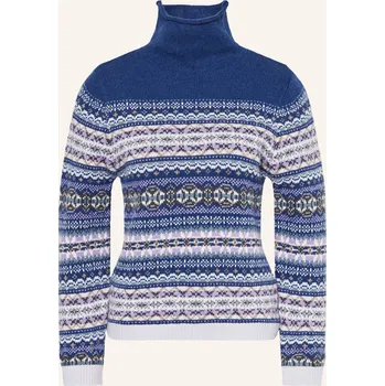 Dámský svetr Eribé Dámský Svetr Kinross, modrá / bílá / světle fialová, 40