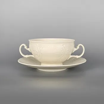 Thun 1794 BERNADOTTE šálek s oušky a podšálkem ivory 360 ml