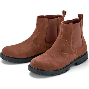 Dámská zimní obuv 647820 - Tchibo - Kožené kotníčkové boty - pro ženy - vel. 34 - barva: hnědá