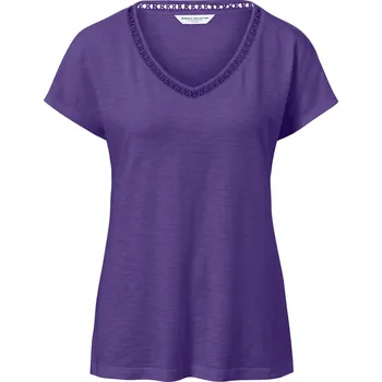 Dámské tričko 704804 - Tchibo - Tričko z modalové směsi - pro ženy - vel. S 36/38 - barva: fialová