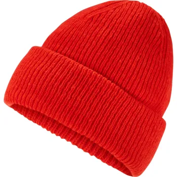 Čepice 687540 - Tchibo - Pletená čepice - barva: oranžová