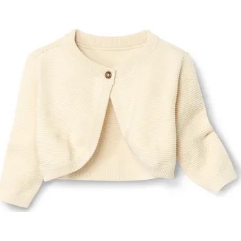 Bolerko 668275 - Tchibo - Dětské pletené bolerko - pro ženy - vel. 98/104 - barva: béžová