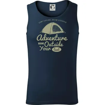 Adventure outside - Tílko pánské Core - XL ( Námořní modrá (velmi tmavá - téměř černá) )