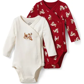 668274 - Tchibo - Kojenecká body 2 ks - pro ženy - vel. 86/92 - barva: bílá