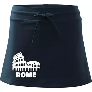 Dámská sukně Italy Koloseum Rome - Sportovní sukně - two in one - XL ( Námořní modrá (velmi tmavá - téměř černá) )