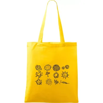 Set bakterií - Taška bavlněná - 42 x 38 cm ( Žlutá )