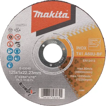 Řezný kotouč Makita T41 A60U-BF E-03040 125 mm