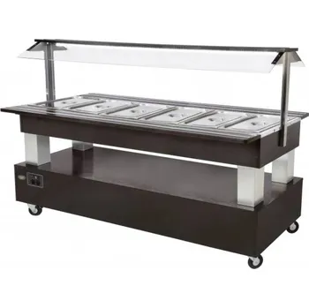 Vinotéka Roller Grill Salátový bar středový chladící SB 60 F - wenge