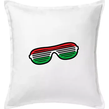 Polštář Italie brýle - Polštář 50x50 - 50x50 - Pouze potah ( Bílá )