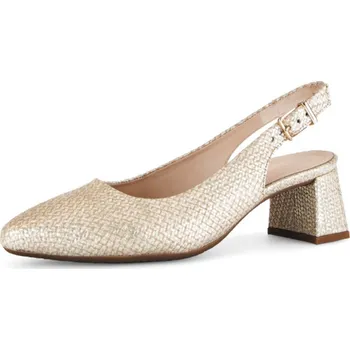 Dámská obuv GABOR dámské lodičky s volnou patou zlaté kožené | 62.260.63 Velikost: 37