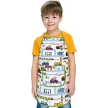 Dětská zástěrka Město 47 x 60 cm, pro děti ve věku 5 - 8 let