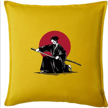 Polštář Japan culture - samurai - Polštář 50x50 - 50x50 - Pouze potah ( Žlutá )