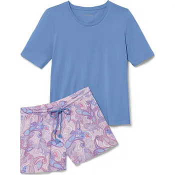 Dámské pyžamo 702211 - Tchibo - Krátká pyžamová souprava - pro ženy - vel. S 36/38 - barva: vícebarevná