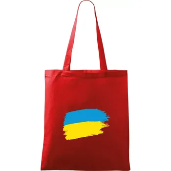 Ukrajina vlajka - Taška bavlněná - 42 x 38 cm ( Červená )
