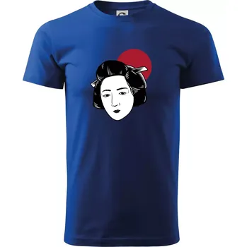 Japan culture - žena - Triko extra velké (5-8XL) - 8XL ( Královská modrá )