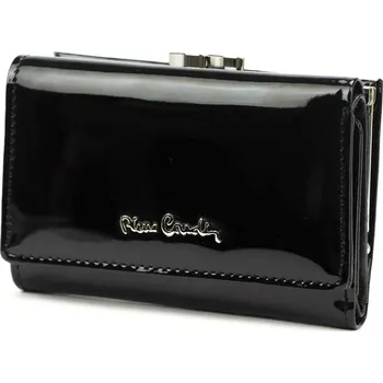 Peněženka Pierre Cardin Dámská peněženka 07 SHINY 117 Černá lakovaná přírodní kůže