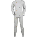 Pleas Dívčí dlouhé pyžamo šedá 104 (182137-200-104)