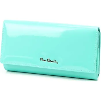 Peněženka Pierre Cardin Dámská peněženka 07 SHINY 102 kožená tyrkysová