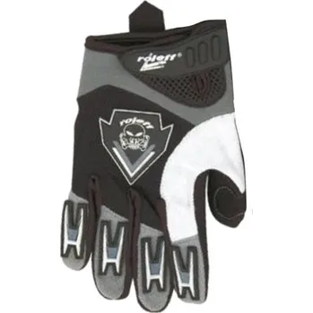 Moto rukavice Motokrosové rukavice ROLEFF RO-56 velikost S modro-černo-bílá