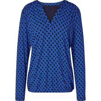 Pánské tričko 697782 - Tchibo - Halenkové triko s potiskem - pro ženy - vel. XL 48/50 - barva: modrá/s potiskem