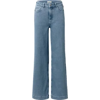 Dámské džíny 684357 - Tchibo - Džíny s širokými nohavicemi – Fit »Viki« - pro ženy - vel. 36 - barva: modrá