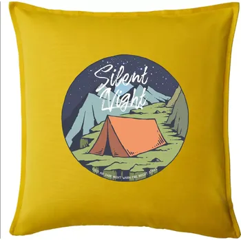 Polštář Night Camp - Silent night - Polštář 50x50 - 50x50 - Pouze potah ( Žlutá )