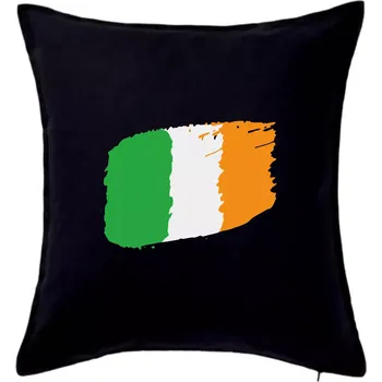 Polštář Irská vlajka - Polštář 50x50 - 50x50 - Pouze potah ( Černá )