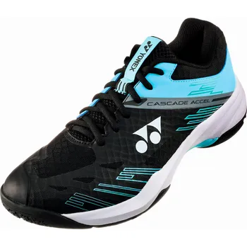 Pánská sálová obuv Pánská sálová obuv Yonex Cascade Accel Wide Black/Ice Blue EUR 41